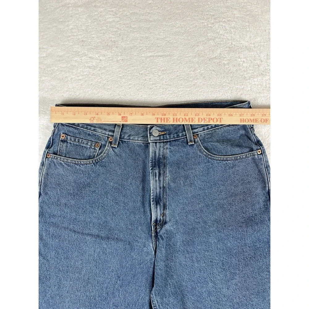 Vintage Y2K Levis 550 Blue Denim Jean Shorts Mens 36‎ Relaxed Fit Jorts Workwear